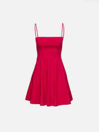 Wylie Mini Dress,STAUD,CHERRY,Image 1