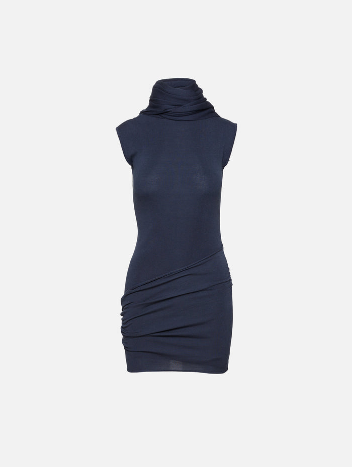 Solar Dress,AYA MUSE,NAVY,Image 1