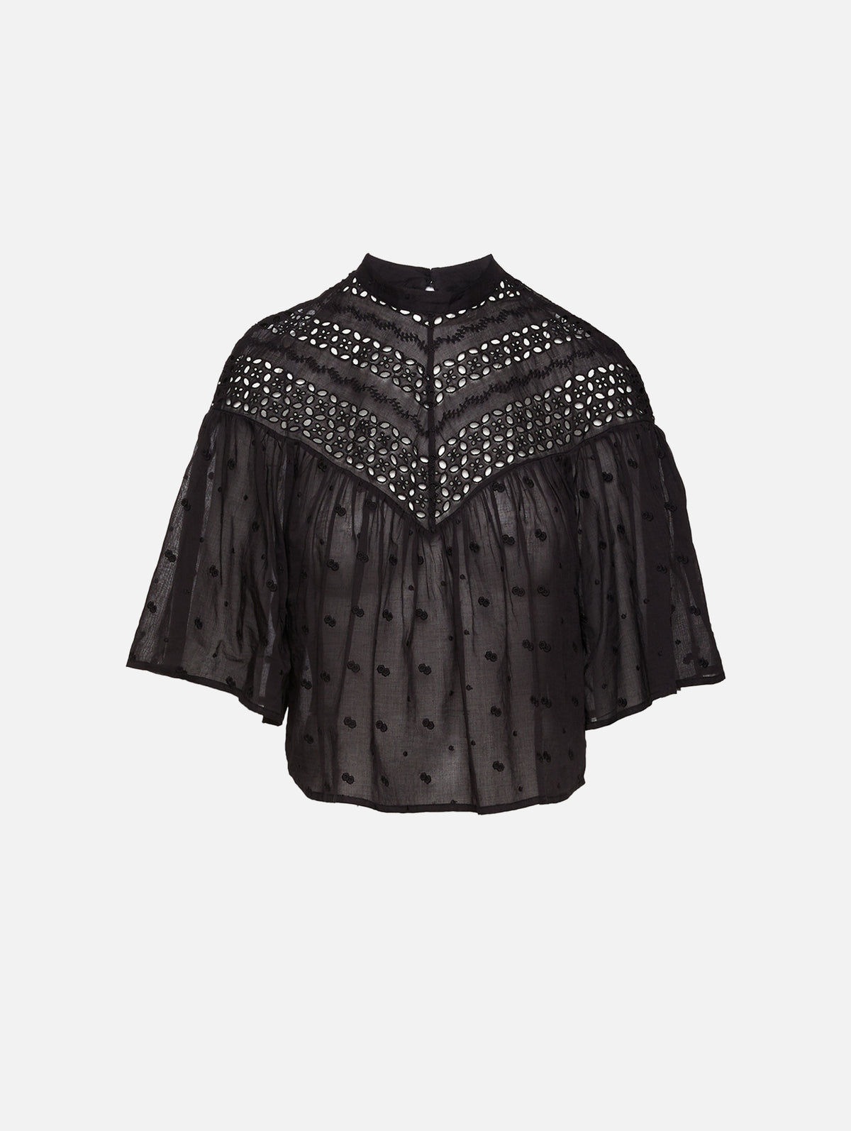 Mikki Blouse,NILI LOTAN,BLACK,Image 1