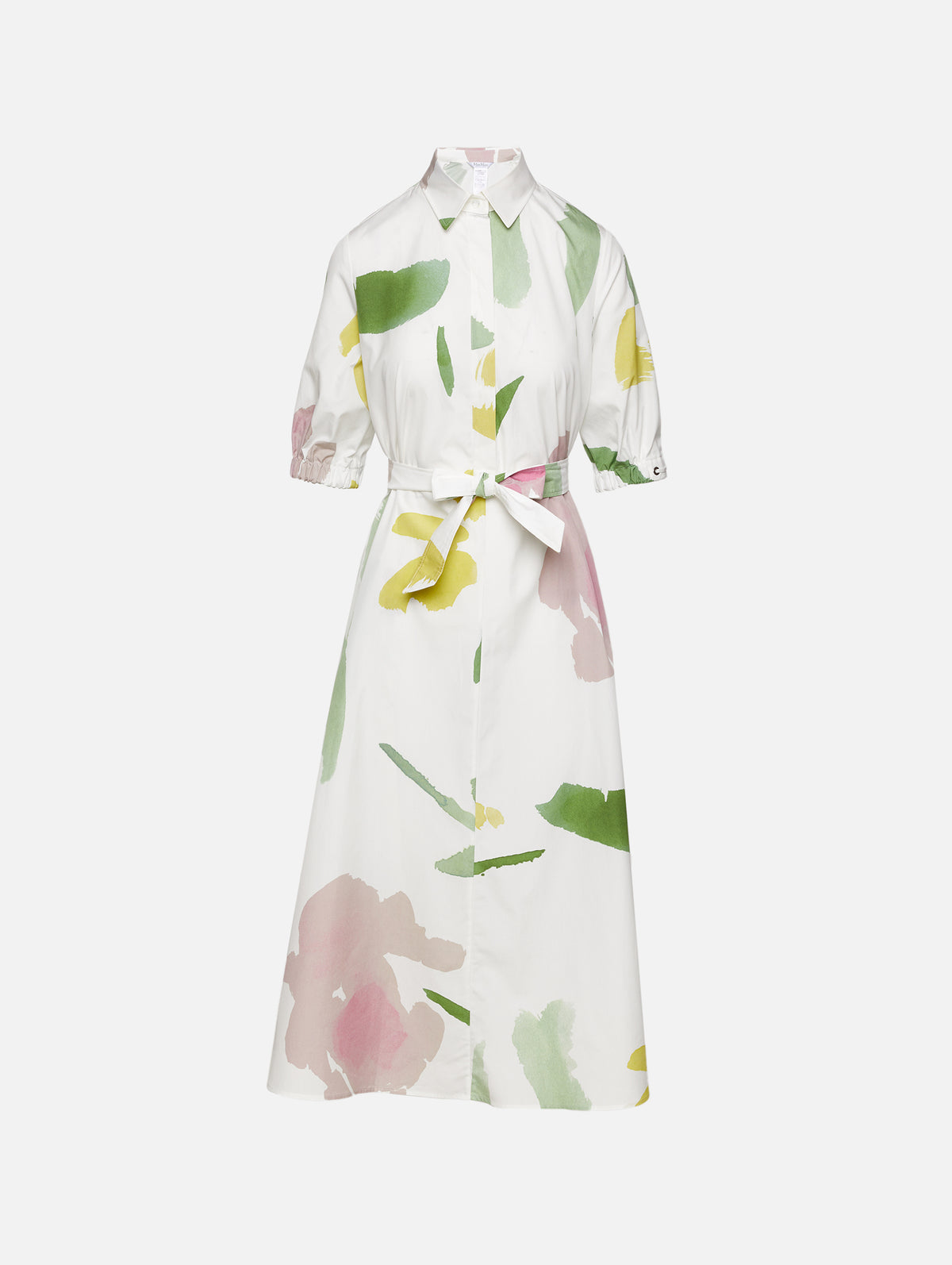 Canter Dress,MAX MARA,WHITE MULTICOLOR,Image 1