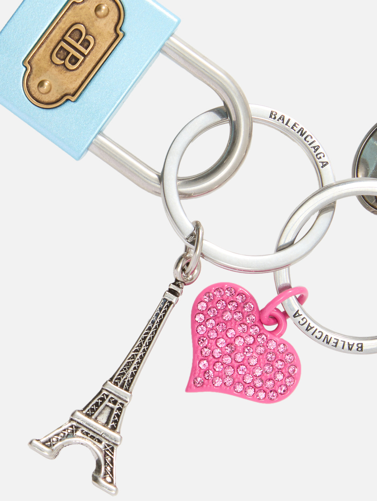 Bag Key Ring,BALENCIAGA,MULTI,Image 2