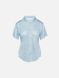 Ivy Short Sleeve Shirt,CALLE DEL MAR,TIDE,Image 1