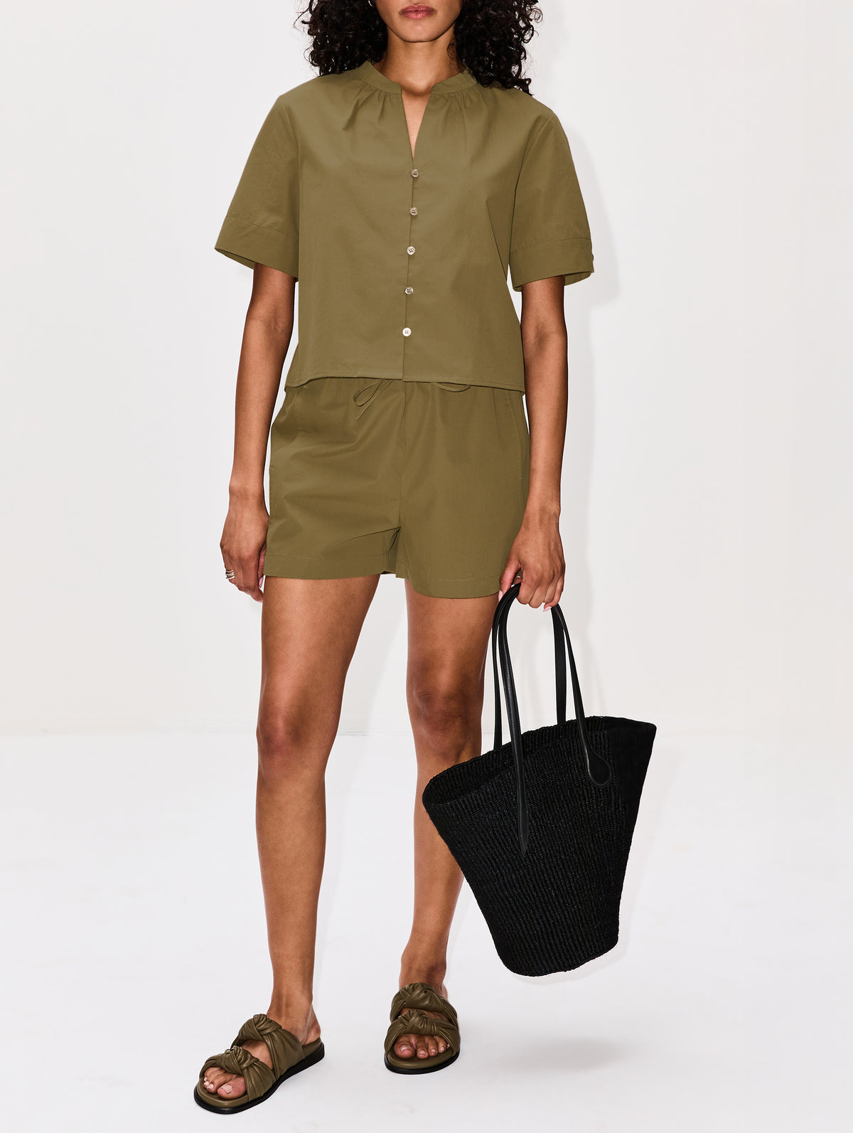 Tye Slide,DEAR FRANCES,KHAKI,Image 3