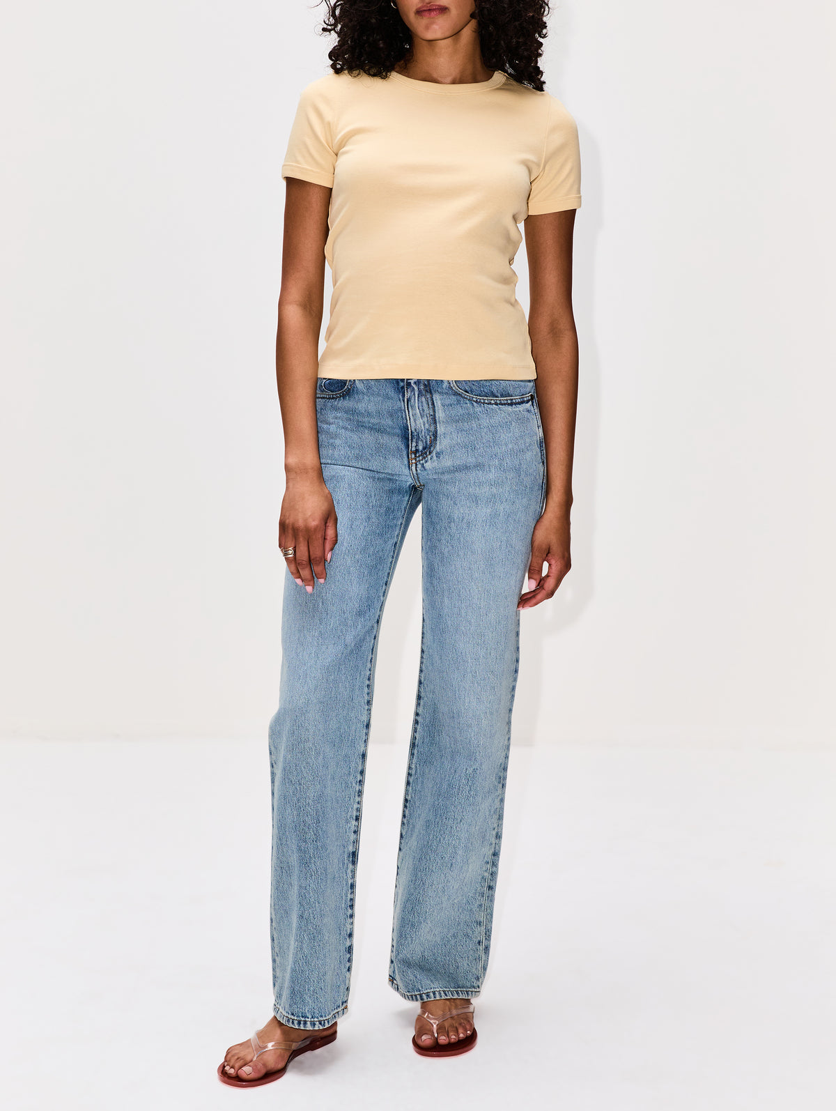 Car Tee,FLORE FLORE,BUTTER,Image 2