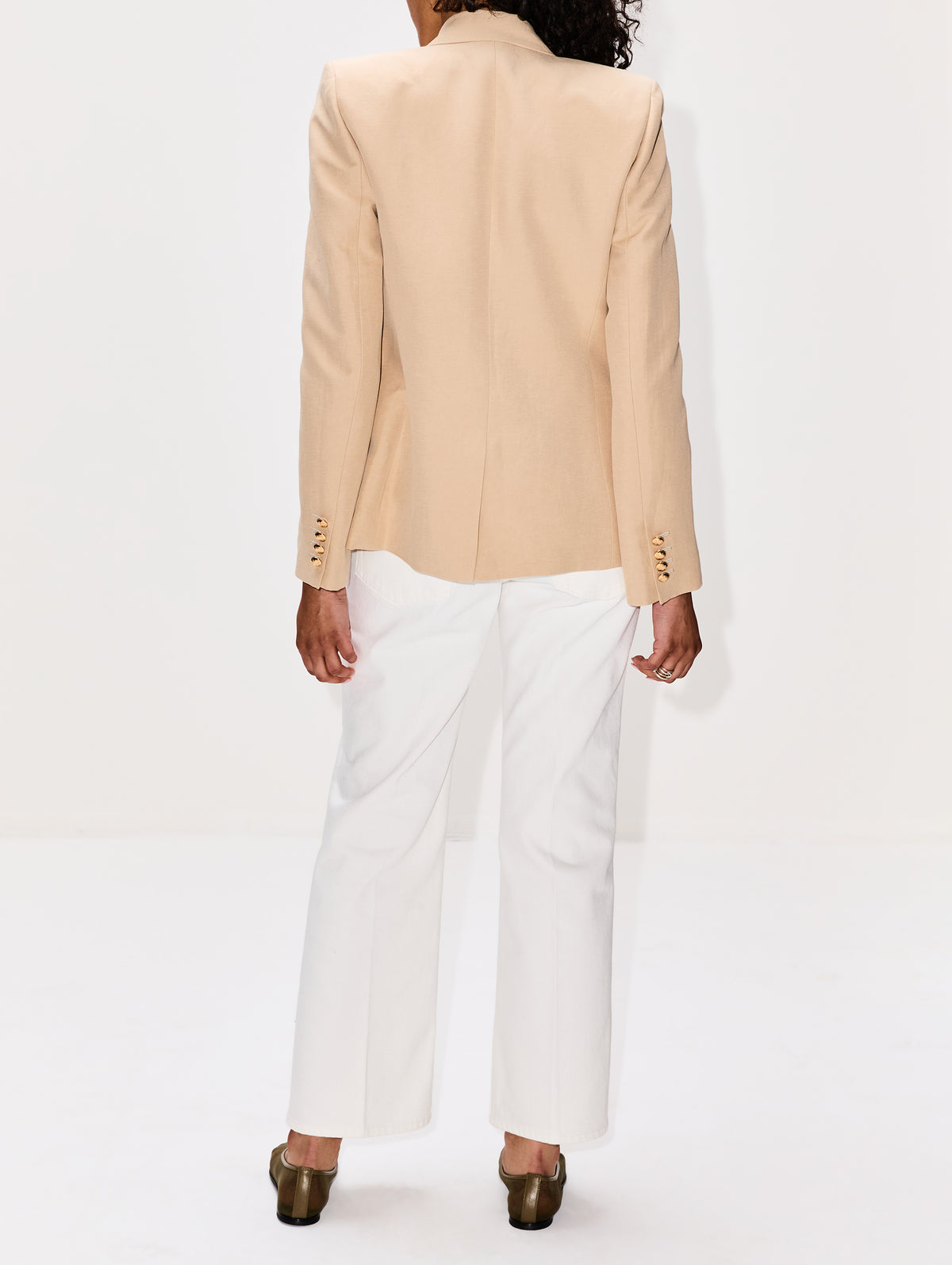 Veda Jacket,NILI LOTAN,KHAKI,Image 3