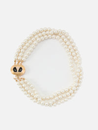 Perla Necklace,VALENTINO GARAVANI,GOLD/BLACK/CREAM,Image 1