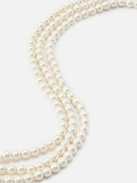 Perla Necklace,VALENTINO GARAVANI,GOLD/BLACK/CREAM,Image 3