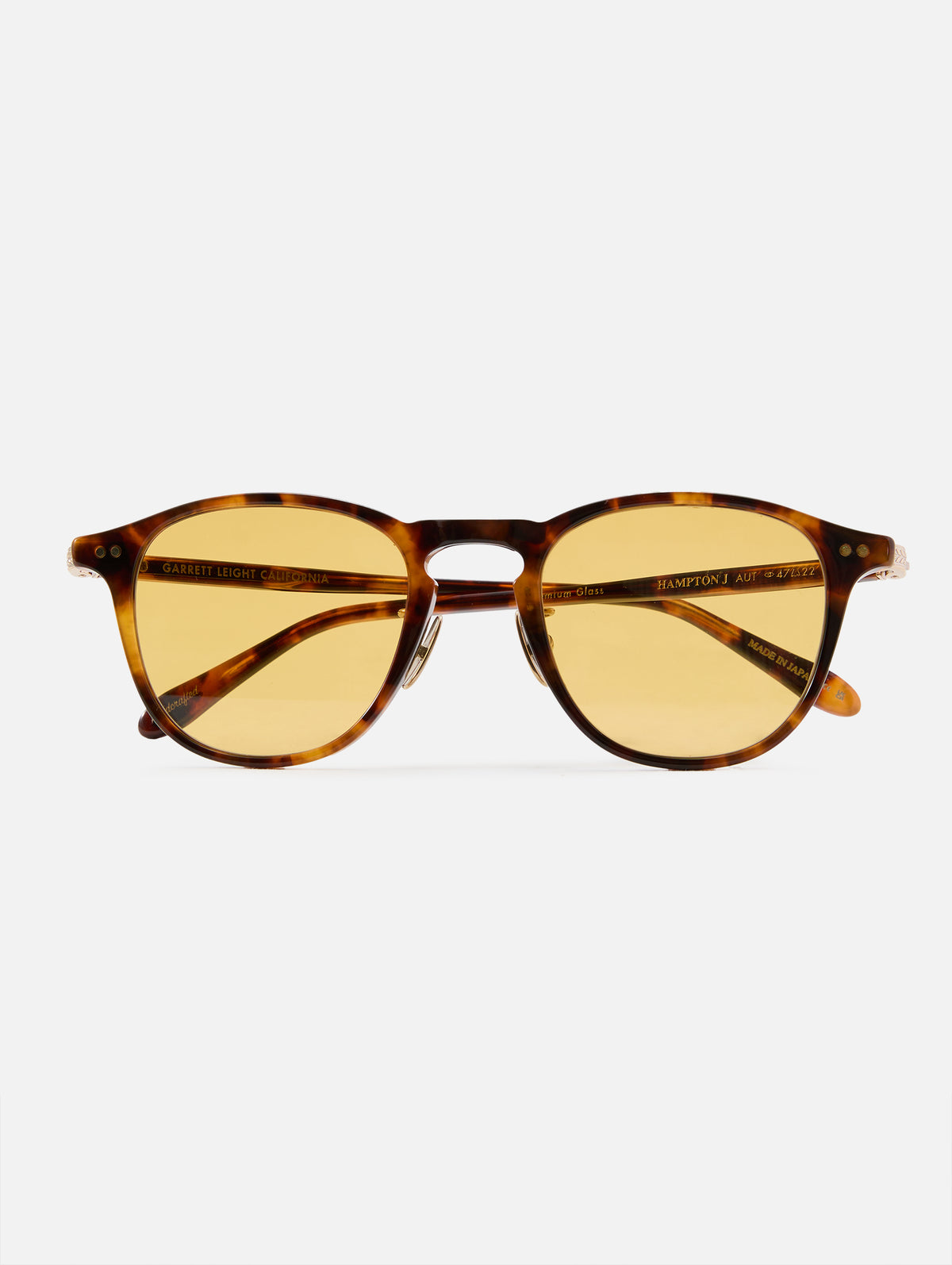 Hampton J Sunglasses,GARRETT LEIGHT,AUTUMN TORTOISE/PURE MAPLE,Image 1