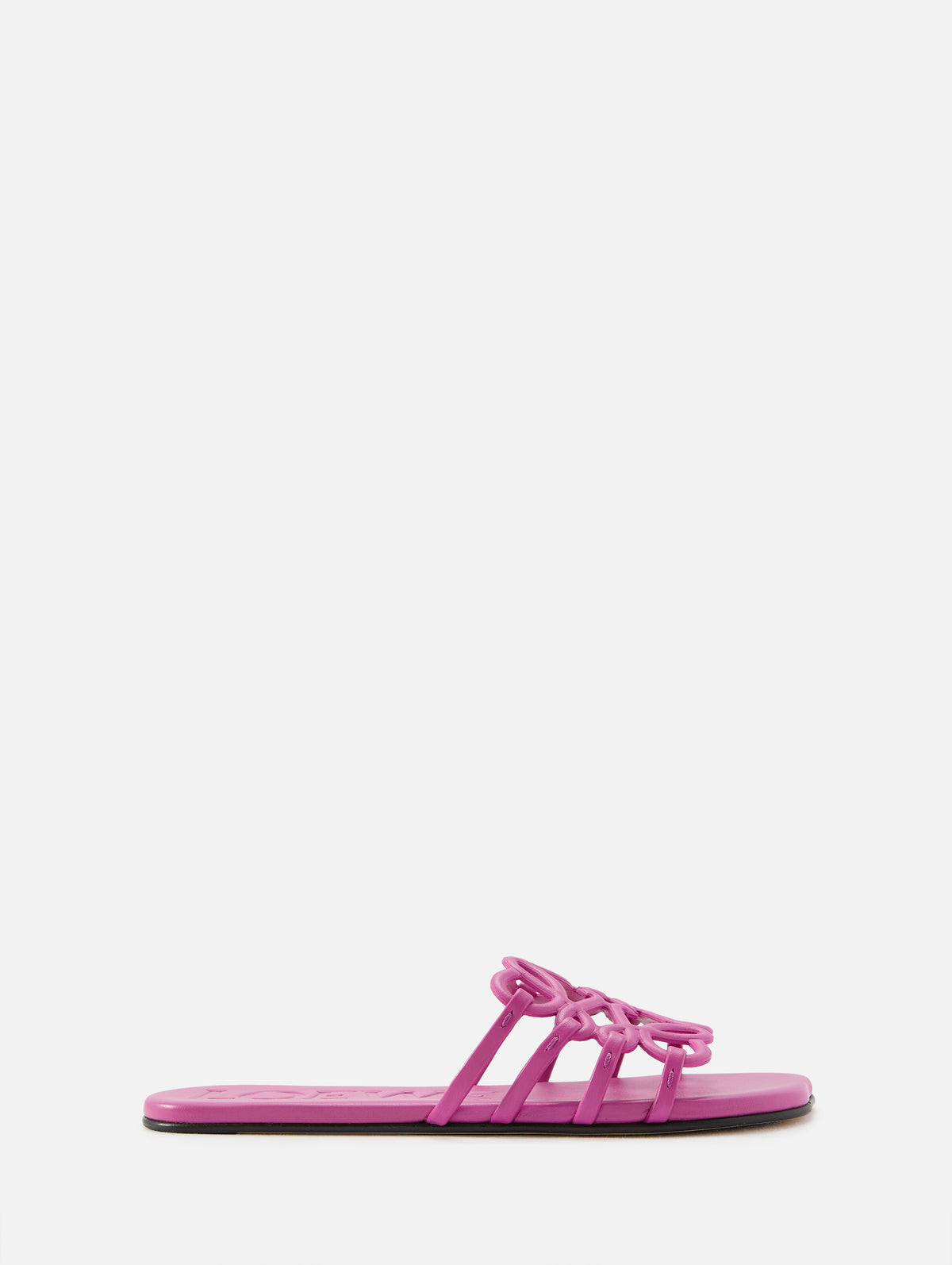 Petal Anagram Slide,LOEWE,FUCHSIA,Image 1