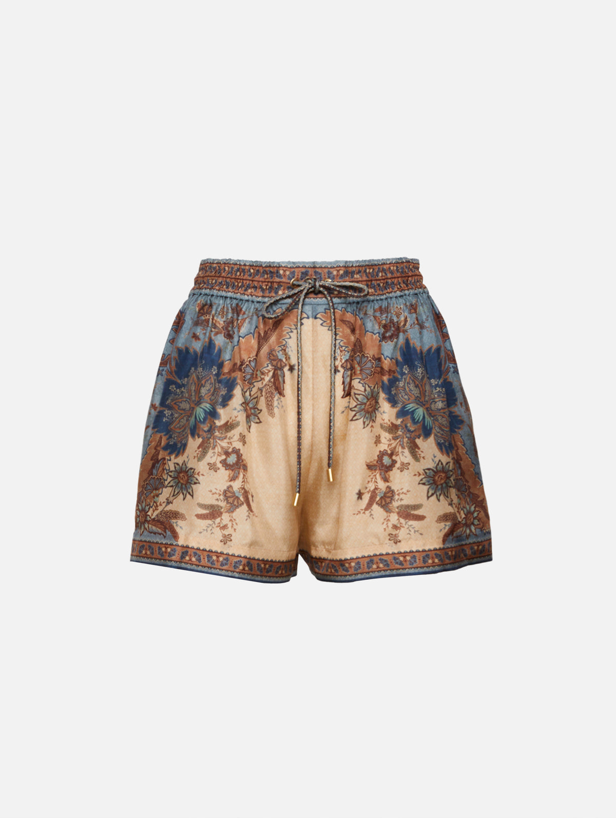 Ascension Short,ZIMMERMANN,BLUE/CREAM/INDIENNE FLORAL,Image 1