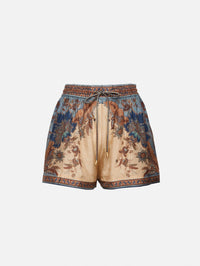 Ascension Short,ZIMMERMANN,BLUE/CREAM/INDIENNE FLORAL,Image 1
