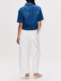 Short Sleeve Shirt,LOEWE,LIGHT BLUE,Image 3