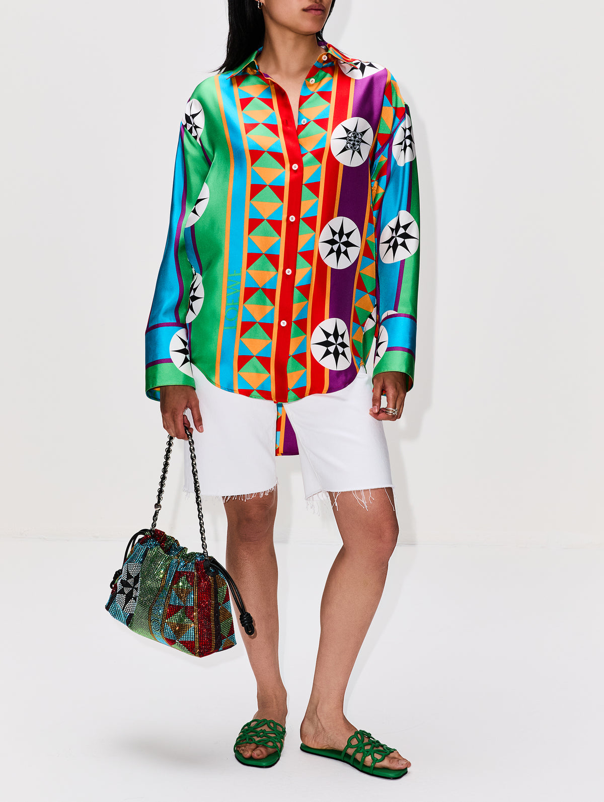 Compass Shirt,LOEWE,MULTI,Image 2