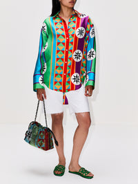 Compass Shirt,LOEWE,MULTI,Image 2