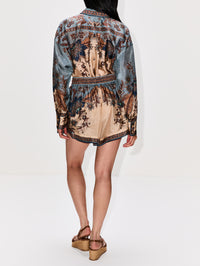 Ascension Short,ZIMMERMANN,BLUE/CREAM/INDIENNE FLORAL,Image 4