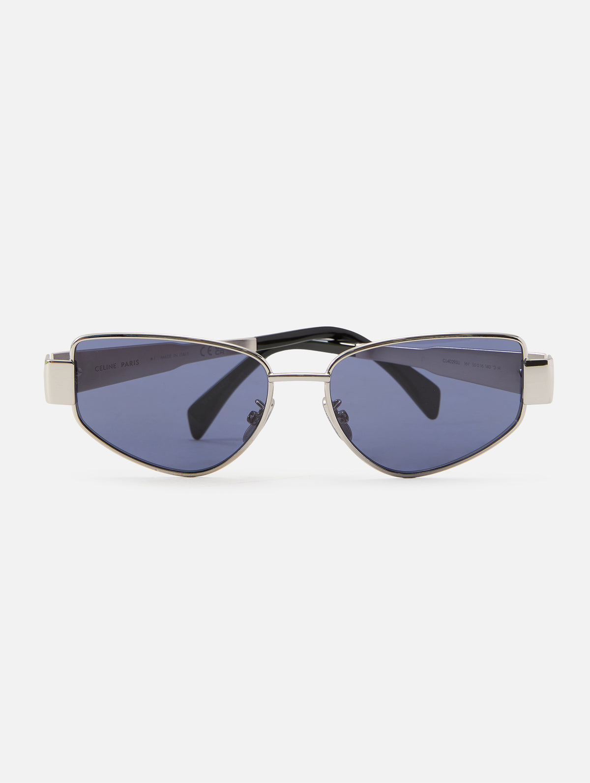 Triomphe Metal Geometric Sunglasses,CELINE EYEWEAR,GOLD,Image 1