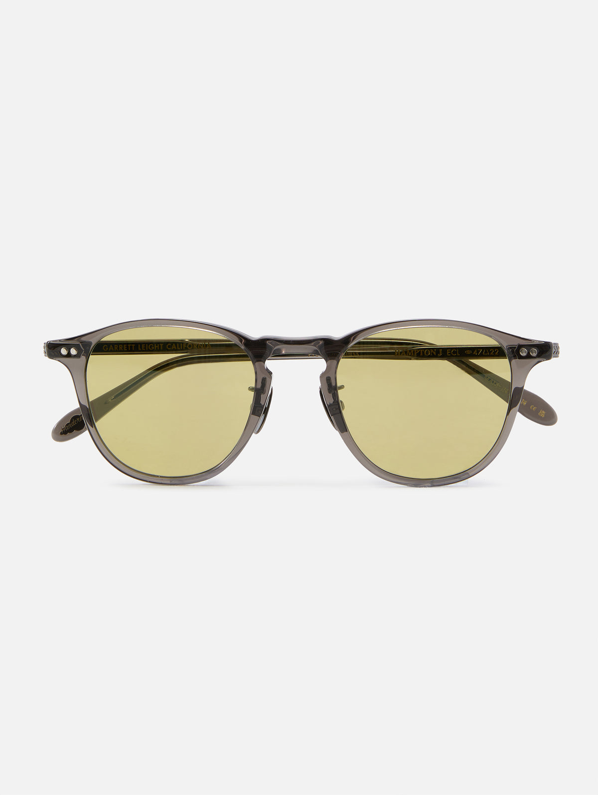 Hampton J Sunglasses,GARRETT LEIGHT,AUTUMN TORTOISE/PURE MAPLE,Image 3