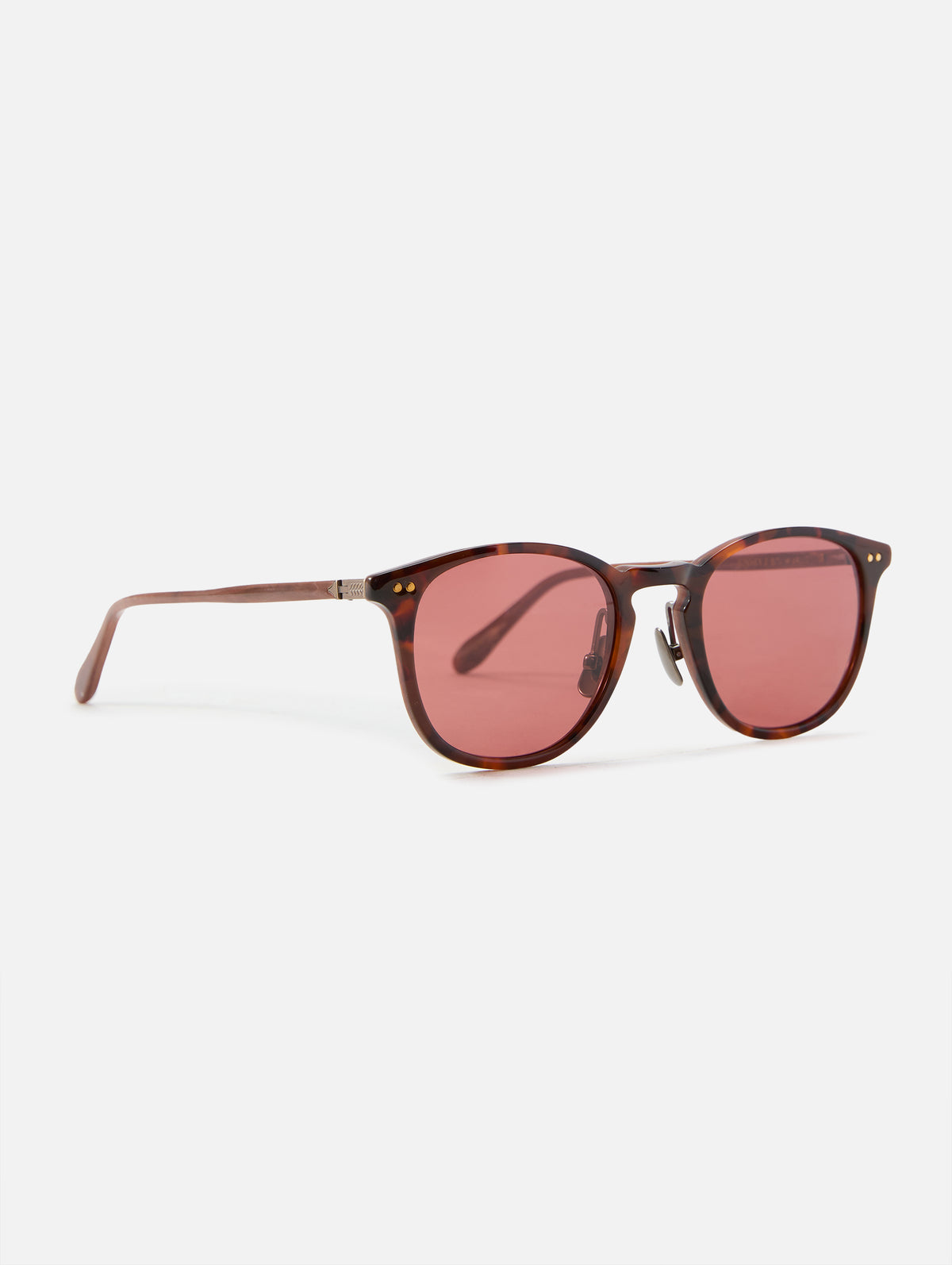 Kinny J Sunglasses,GARRETT LEIGHT,SIENNA TORTOISE/PURE ROSEWOOD,Image 2