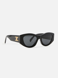 Triomphe Sunglasses,CELINE EYEWEAR,BLONDE HAVANA,Image 4