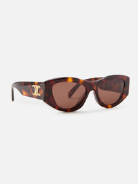 Triomphe Sunglasses,CELINE EYEWEAR,BLONDE HAVANA,Image 2