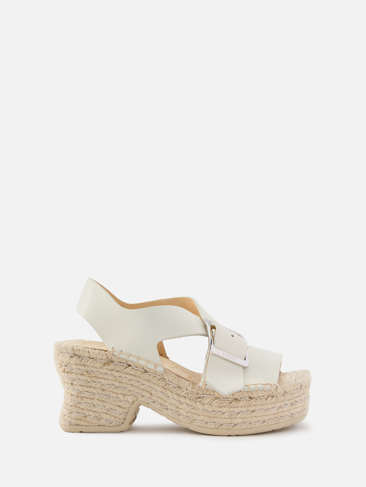 Petal Espadrille Sandal,LOEWE,WHITE,Image 1