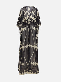 Secret Garden Maxi Dress,JOHANNA ORTIZ,BLACK/ECRU,Image 1