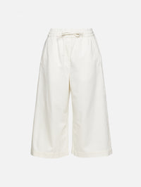 Cropped Trouser,LOEWE,WHITE,Image 1