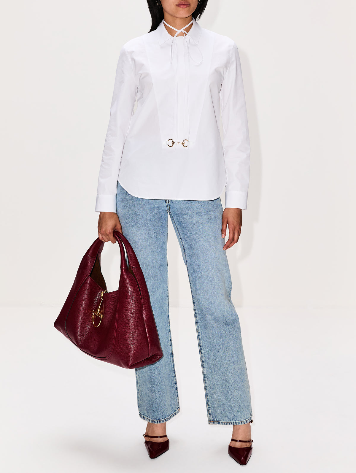 Softbit Hobo Bag,GUCCI,ROSSO ANCORA,Image 2