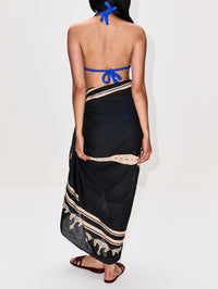 Ancestral Palm Pareo,JOHANNA ORTIZ,ICONIC BLK/ECRU,Image 4