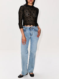 Gibson Sweater,NILI LOTAN,BLACK,Image 2