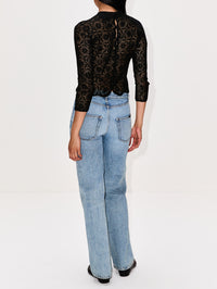 Gibson Sweater,NILI LOTAN,BLACK,Image 3