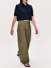 Colby Pant,LA LIGNE,OLIVE,Image 3