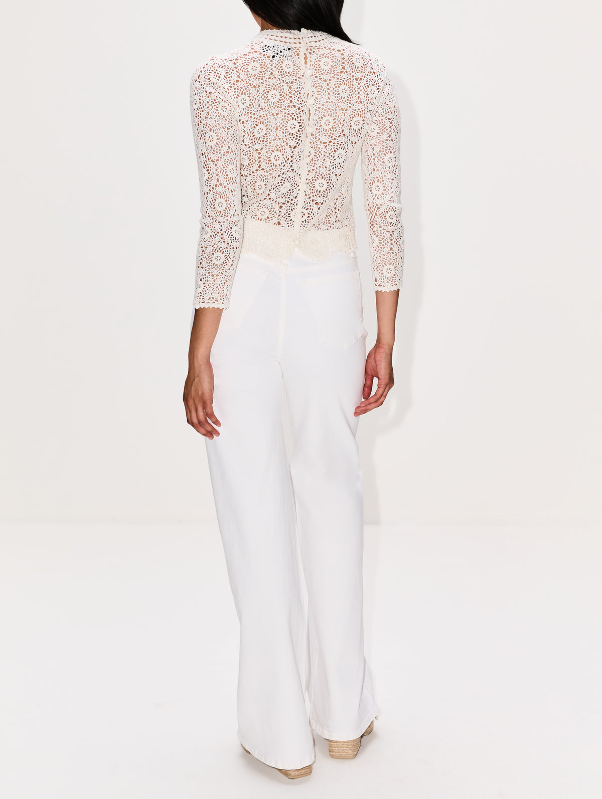 Gibson Sweater,NILI LOTAN,IVORY,Image 3