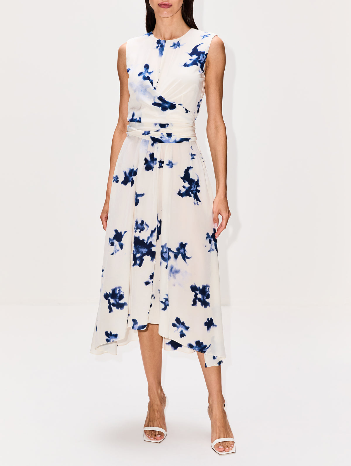 Penny Dress,ALTUZARRA,BERRY BLUE FLOWERS,Image 2