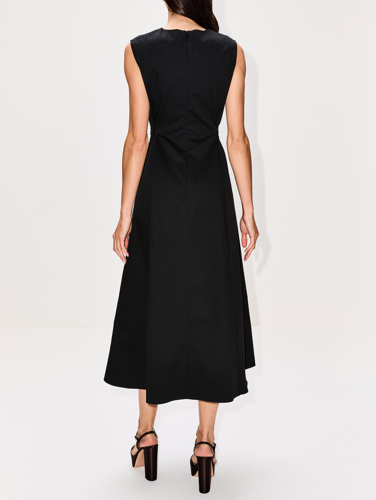 Avenue Dress,PARTOW,BLACK,Image 4