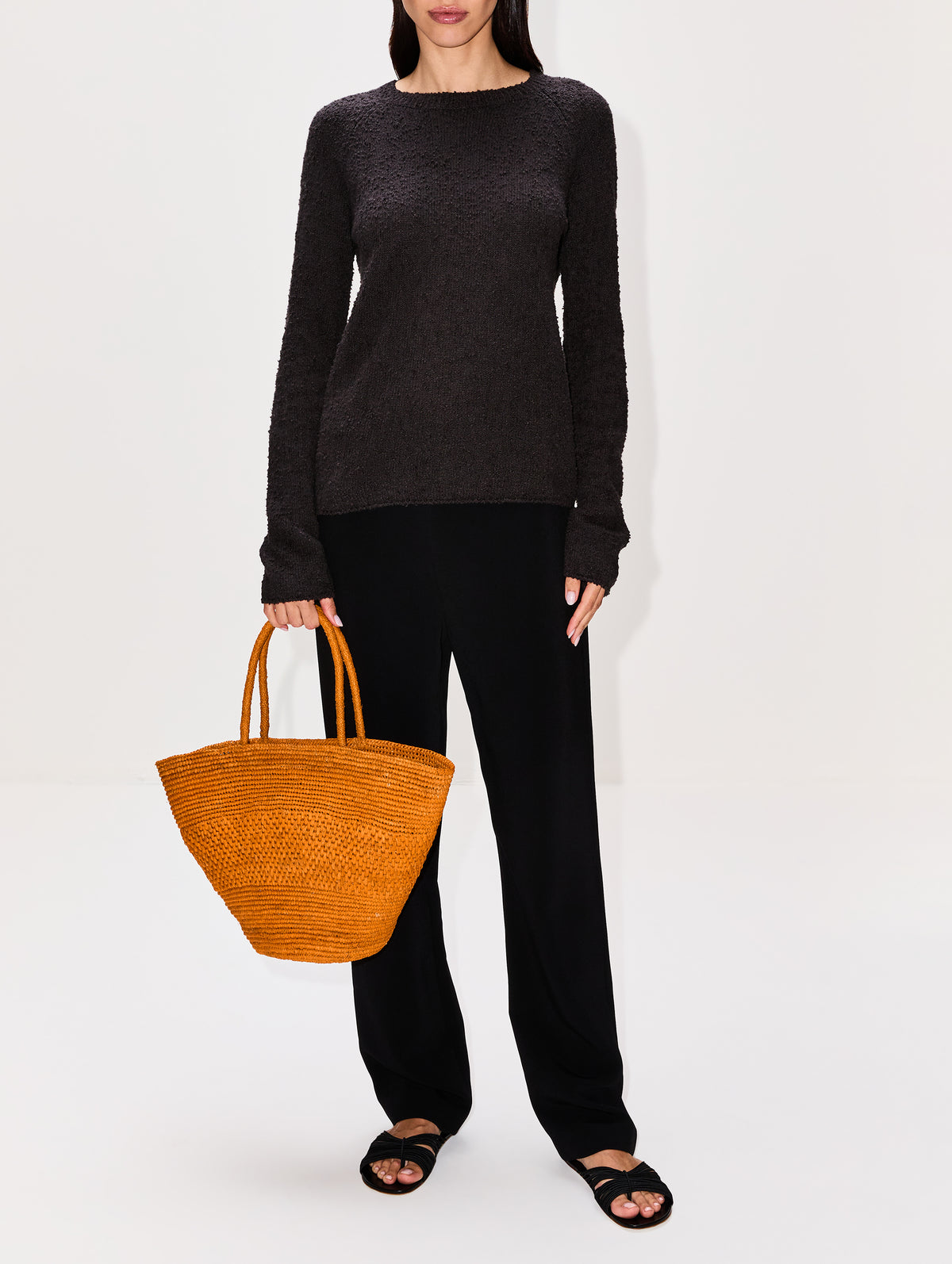 Emilie Raffia Tote,THE ROW,RADIANT,Image 2