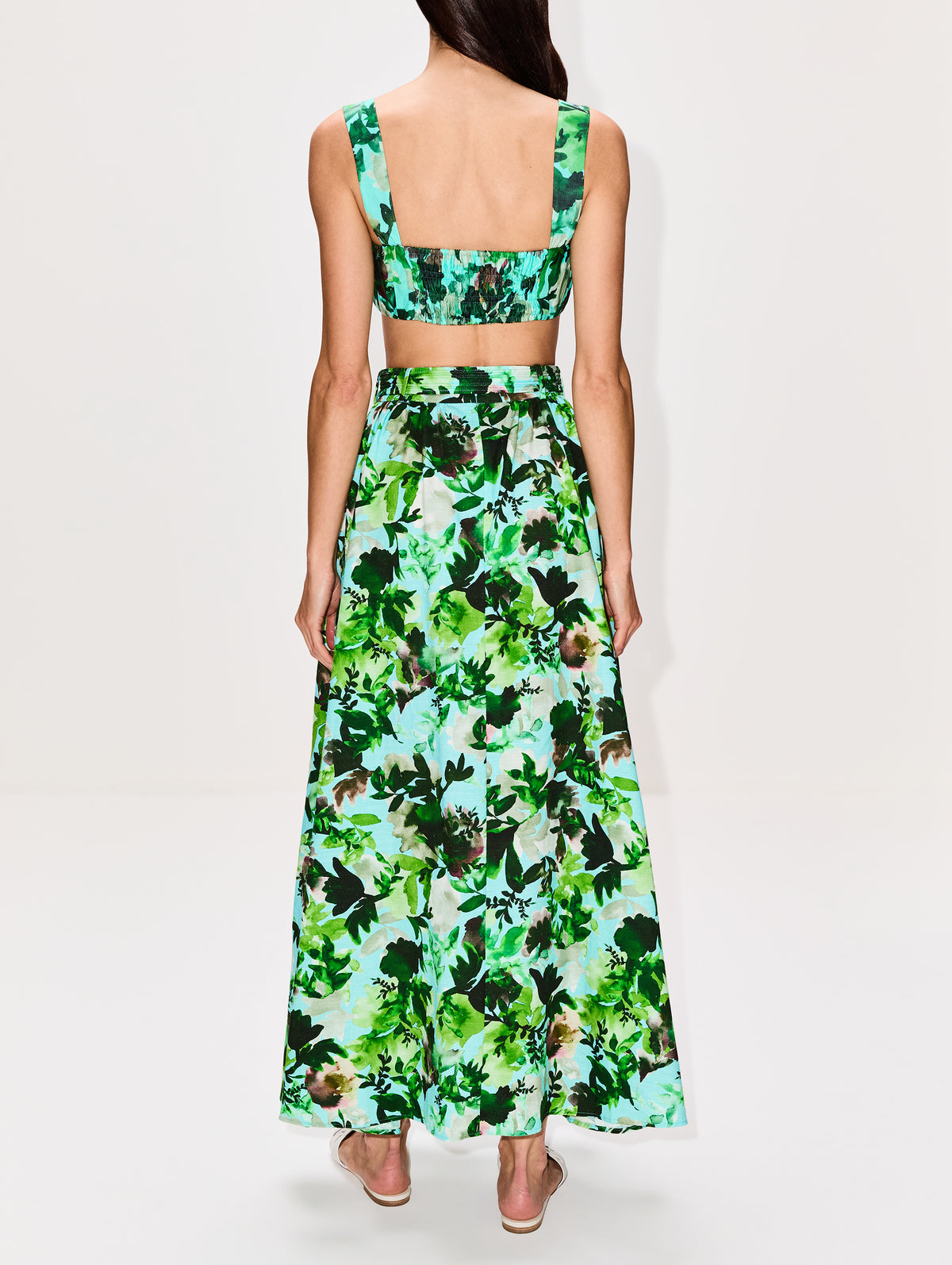 Chandra Choli Top,SALONI,WATERCOLOUR GARDEN,Image 3