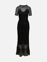 Yoko Sweater Dress,NILI LOTAN,BLACK,Image 1