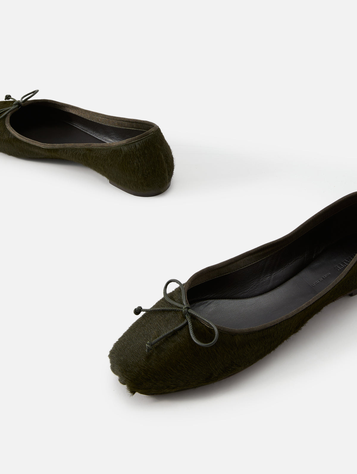 Charlotte Ballerina Flat,KHAITE,RACING GREEN,Image 2