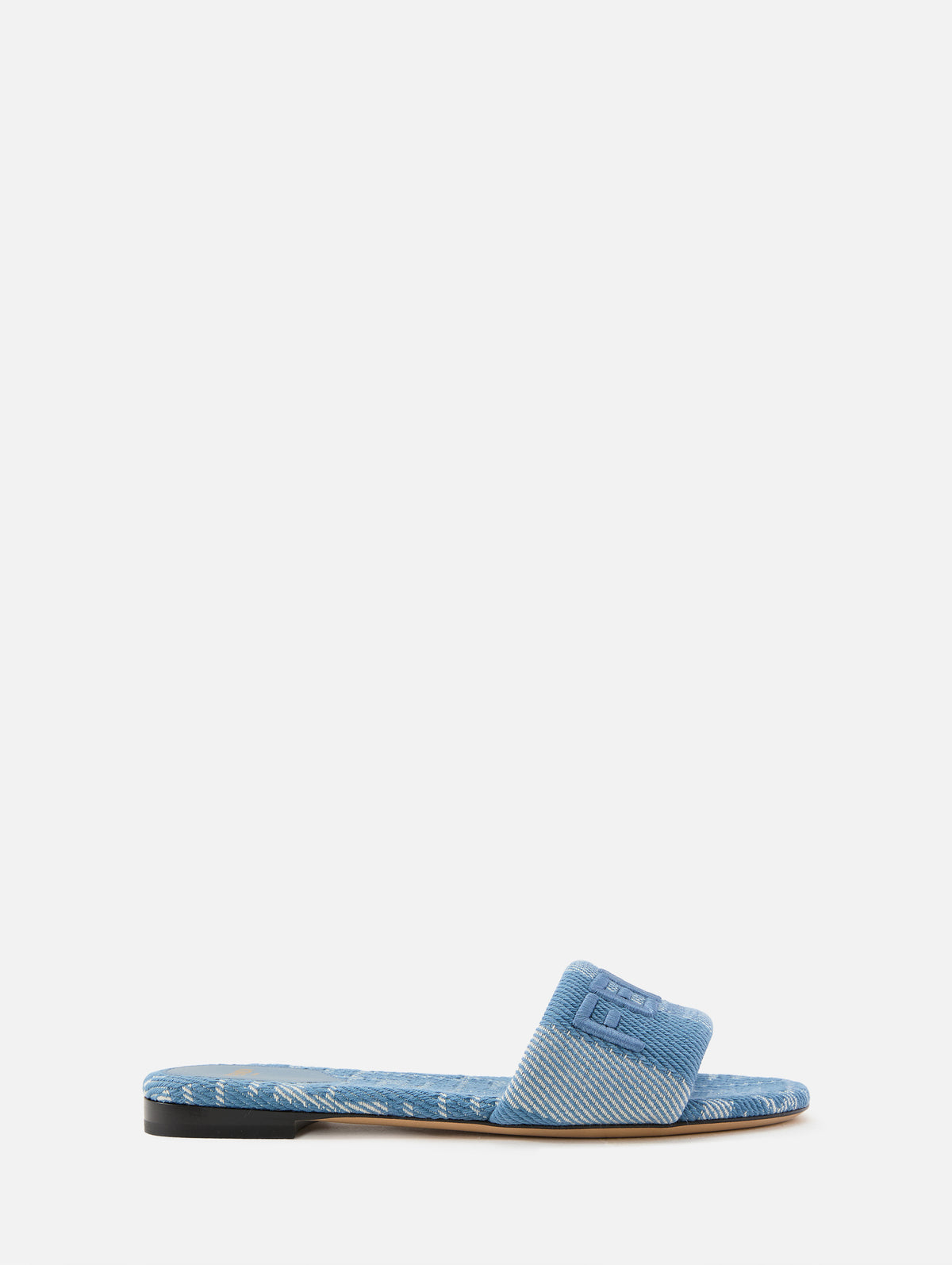 Logo Slide,FENDI,BIANCO BLUE,Image 1