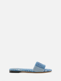 Logo Slide,FENDI,BIANCO BLUE,Image 1