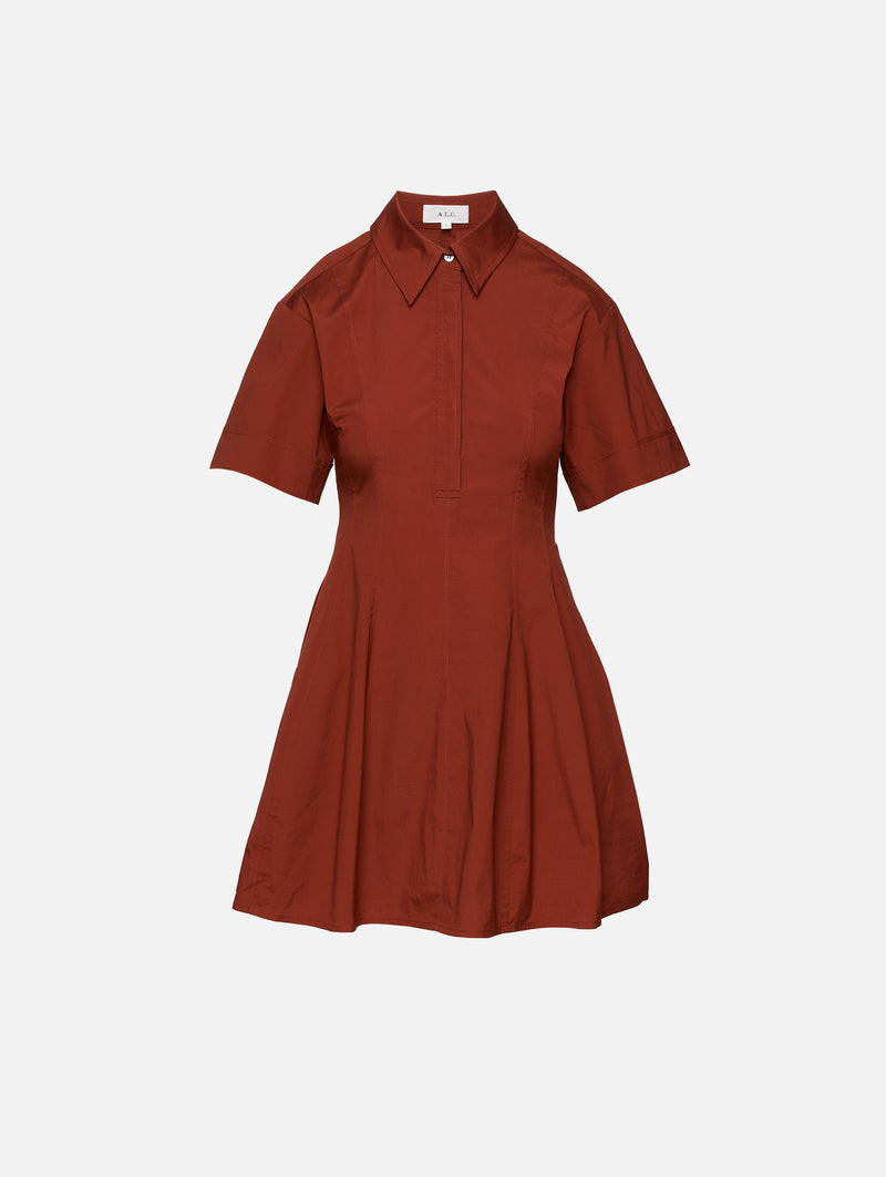 A.L.C. Women's Dell Poplin Dress - Red - Size 6