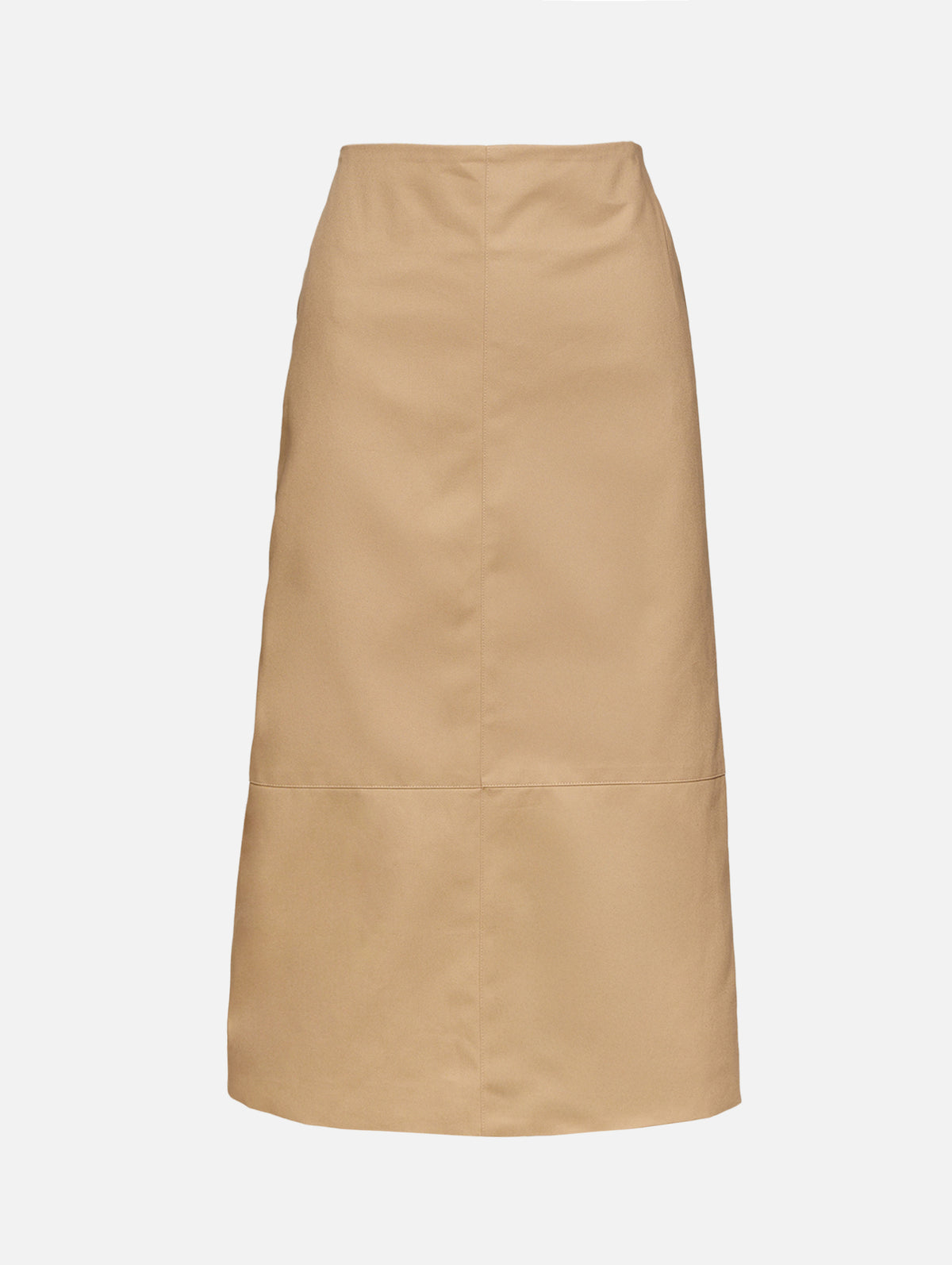 Avery Low Rise Skirt,BRANDON MAXWELL,KHAKI,Image 1