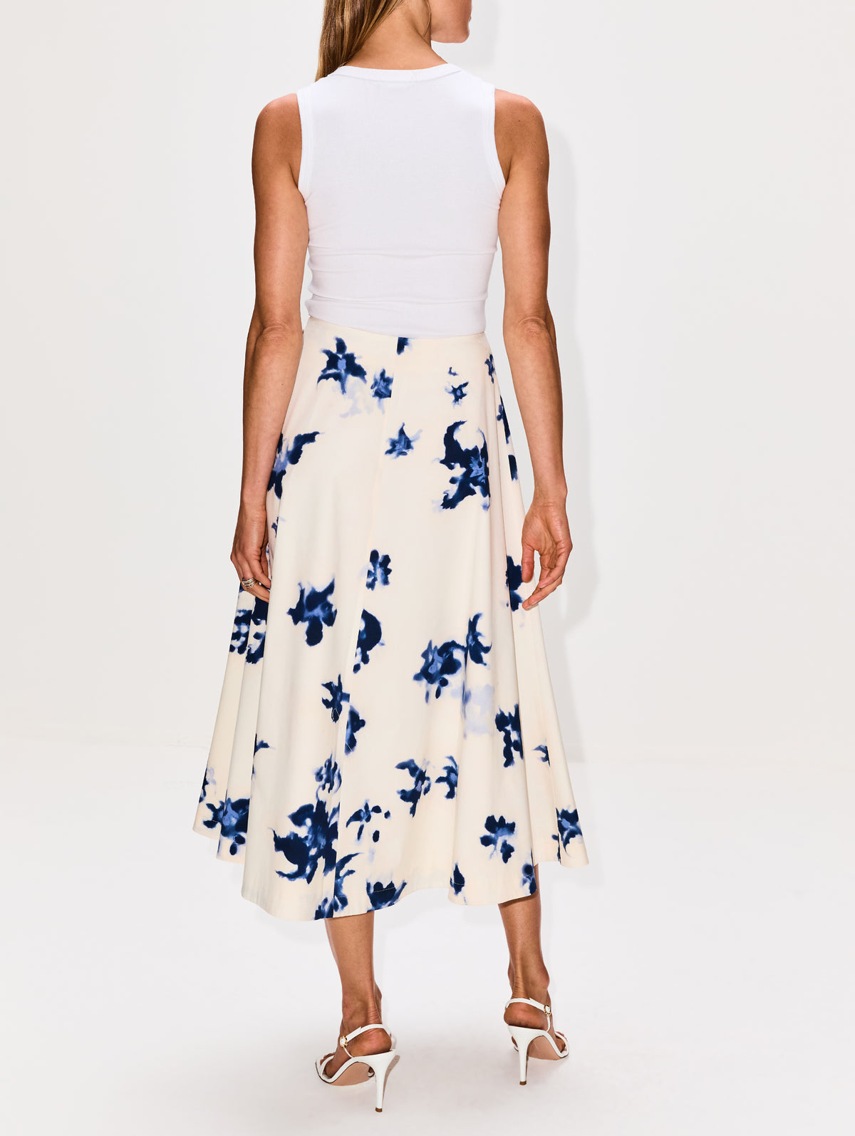 Varda Skirt,ALTUZARRA,BERRY BLUE FLOWERS,Image 4