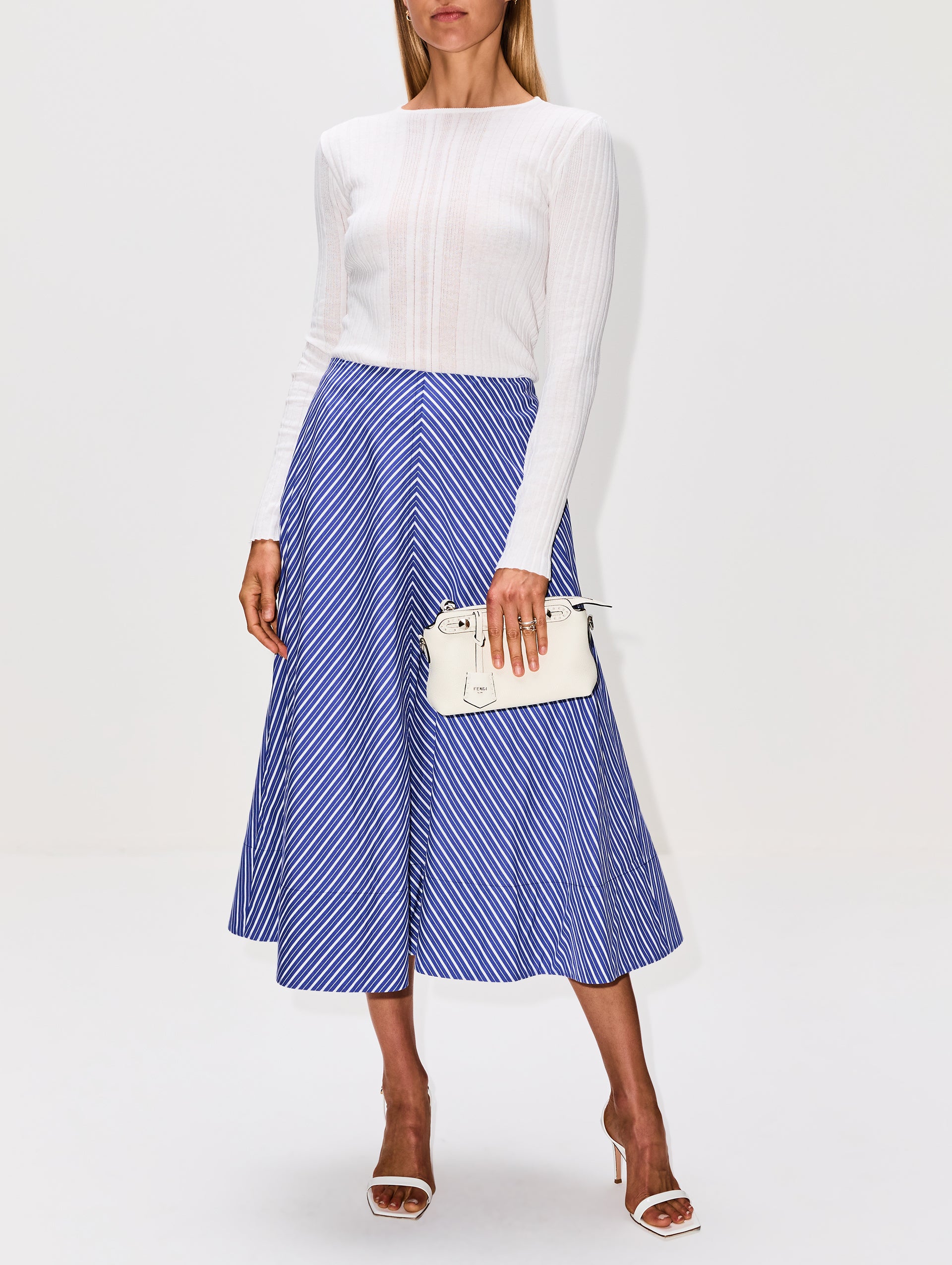 Knox Low Slung Circle Skirt | BRANDON MAXWELL | elysewalker