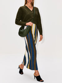 Nora Shore Skirt,THE ELDER STATESMAN,SHORE MULTI,Image 3