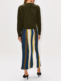 Nora Shore Skirt,THE ELDER STATESMAN,SHORE MULTI,Image 4