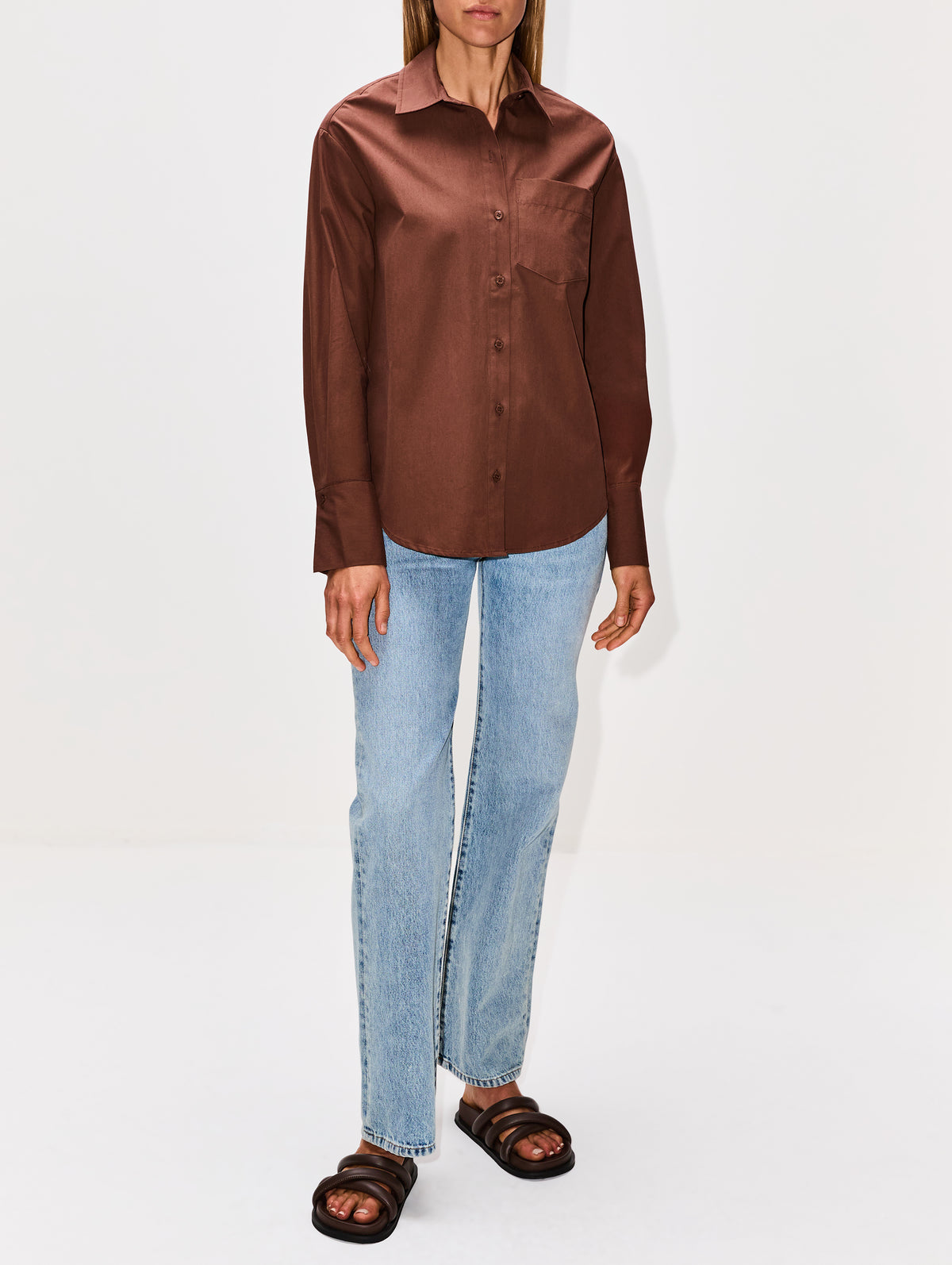 Cooper Button Up Shirt,ELYSEWALKER LABEL,GREEN,Image 11