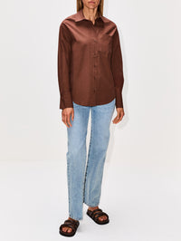 Cooper Button Up Shirt,ELYSEWALKER LABEL,GREEN,Image 11