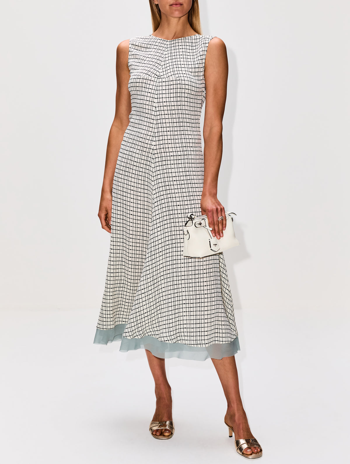 Fold Slide,FENDI,LIGHT GOLD,Image 3